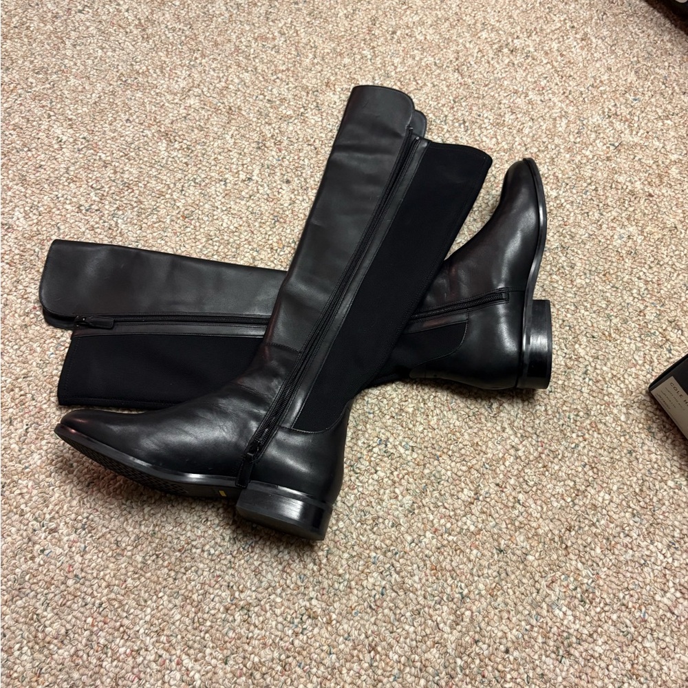 Cole Haan Women's Black over the knee Boots